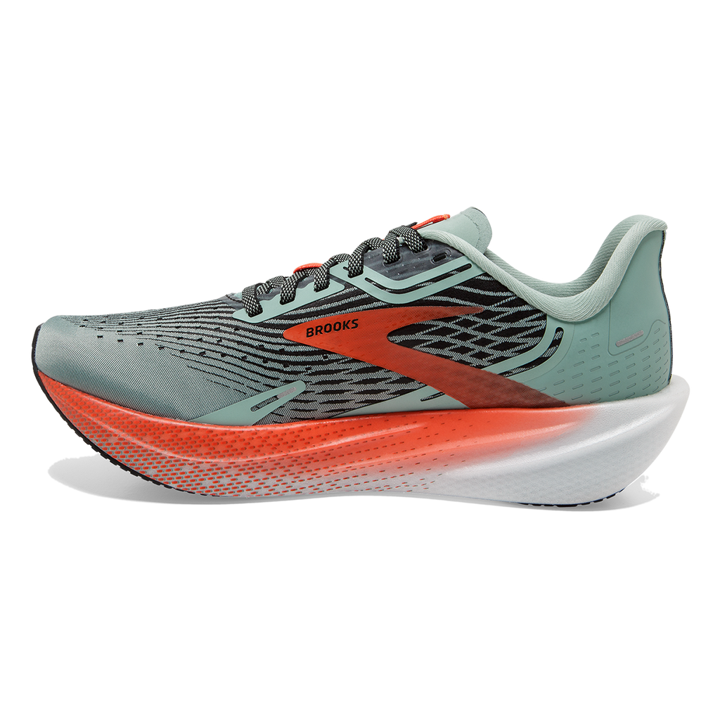 Brooks Hyperion Max — Black - Fiesta - Bellflower — Size B — Width 10.5 — Lifestyle View