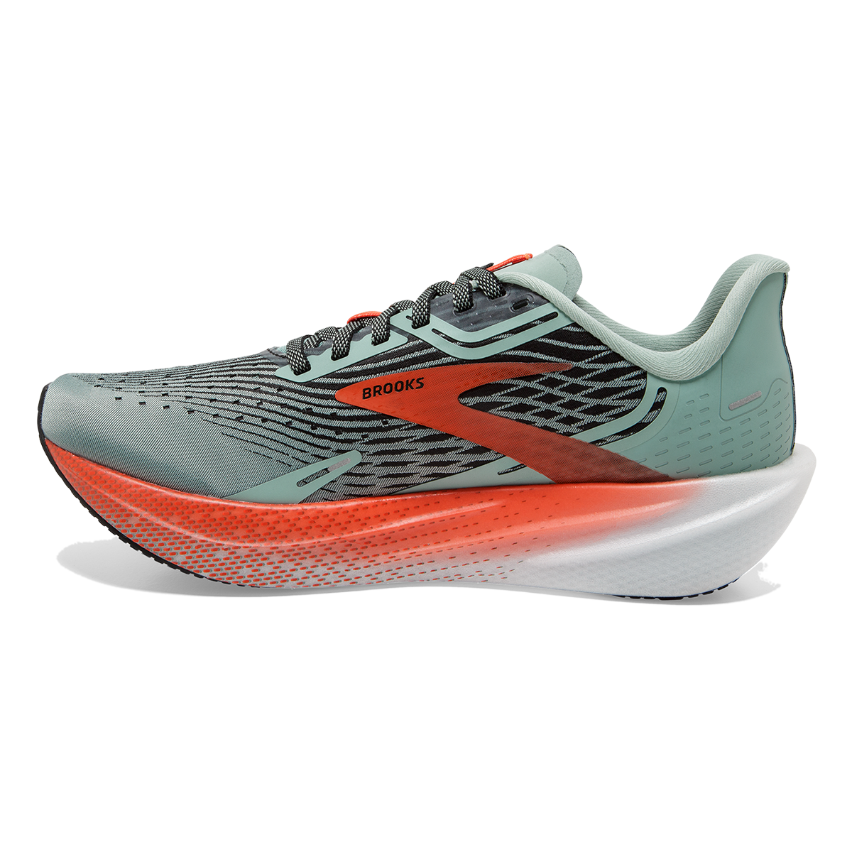 Brooks Hyperion Max — Black - Fiesta - Bellflower — Size B — Width 10.5 — Lifestyle View
