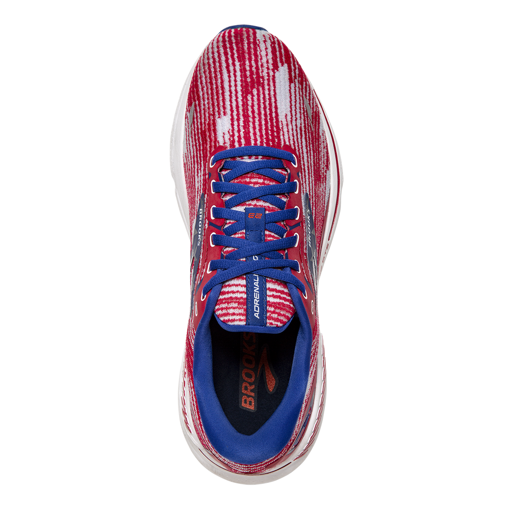 Brooks Adrenaline GTS 23 Run USA — Surf - White - Tango — Size B — Width 6.5 — Alternate View 7