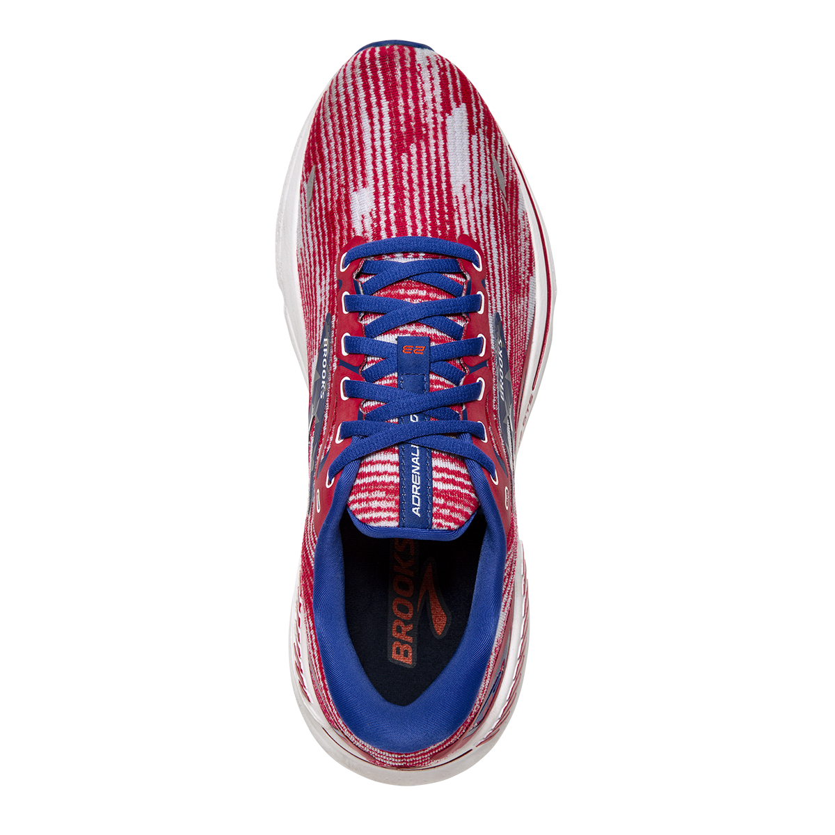 Brooks Adrenaline GTS 23 Run USA — Surf - White - Tango — Size B — Width 6.5 — Alternate View 7