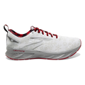Brooks Levitate 6 Run Merry — White - Red - Silver — Size B — Width 10.5 — Front View