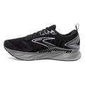 Brooks Levitate GTS 6 — Black - Blackened Pearl - White — Size B — Width 7.5 — Front View