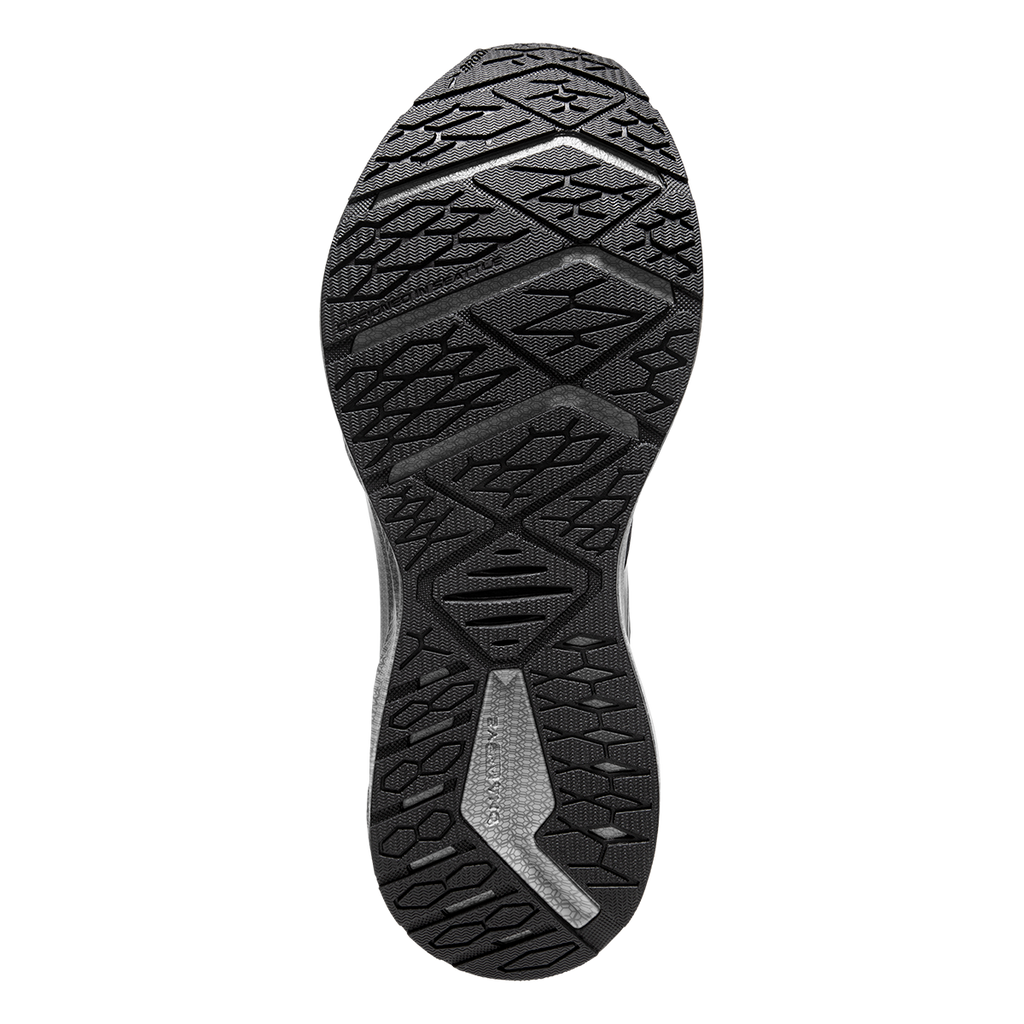 Brooks Levitate GTS 6 — Black - Blackened Pearl - White — Size B — Width 7.5 — Back View