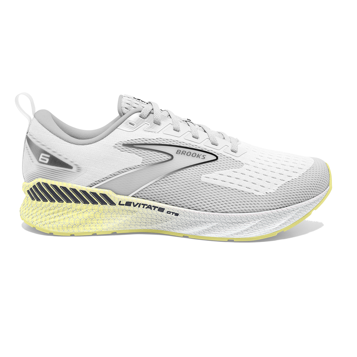 Brooks Levitate GTS 6 — Black - Blackened Pearl - White — Size B — Width 7.5 — Alternate View 12