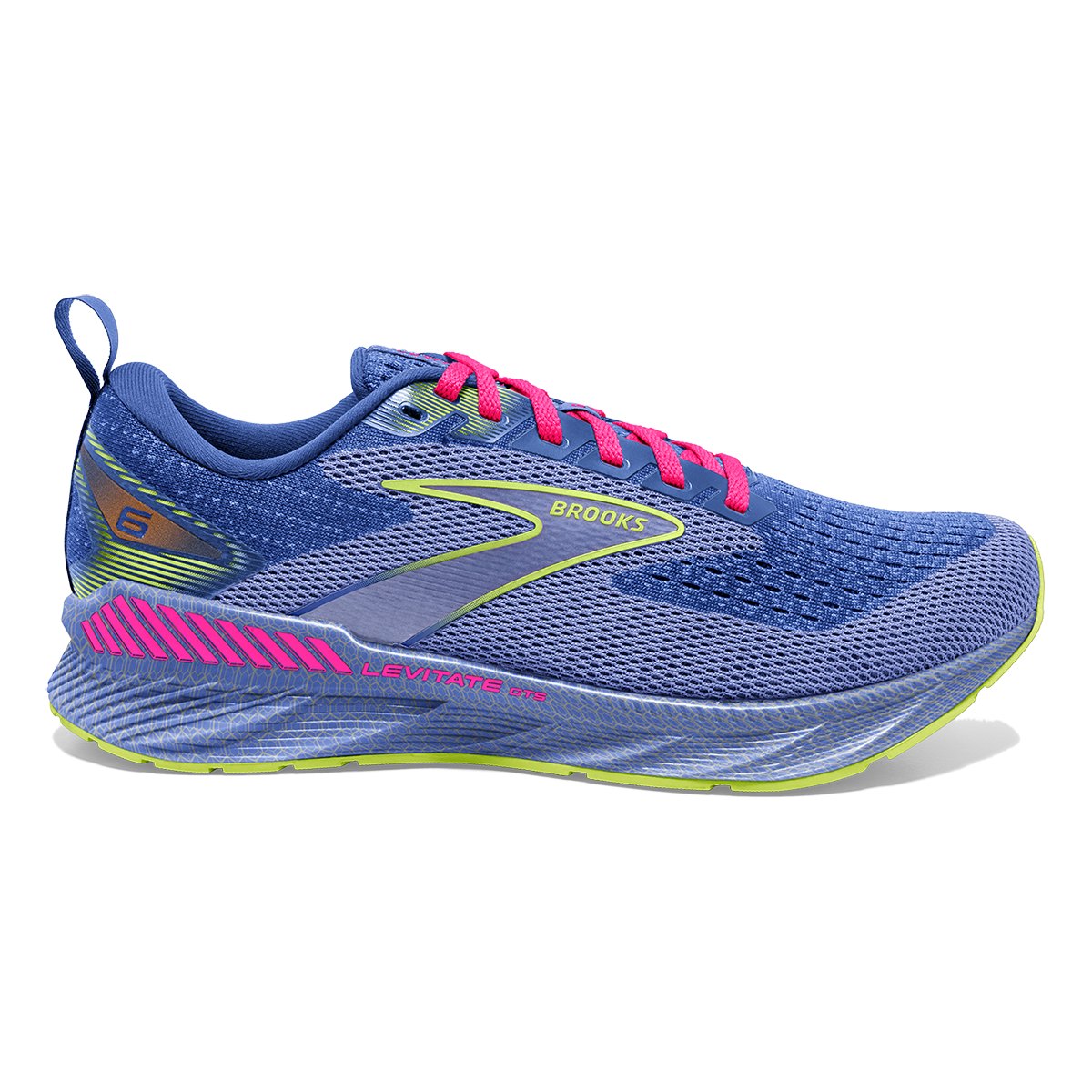 Brooks Levitate GTS 6 — Black - Blackened Pearl - White — Size B — Width 7.5 — Alternate View 8