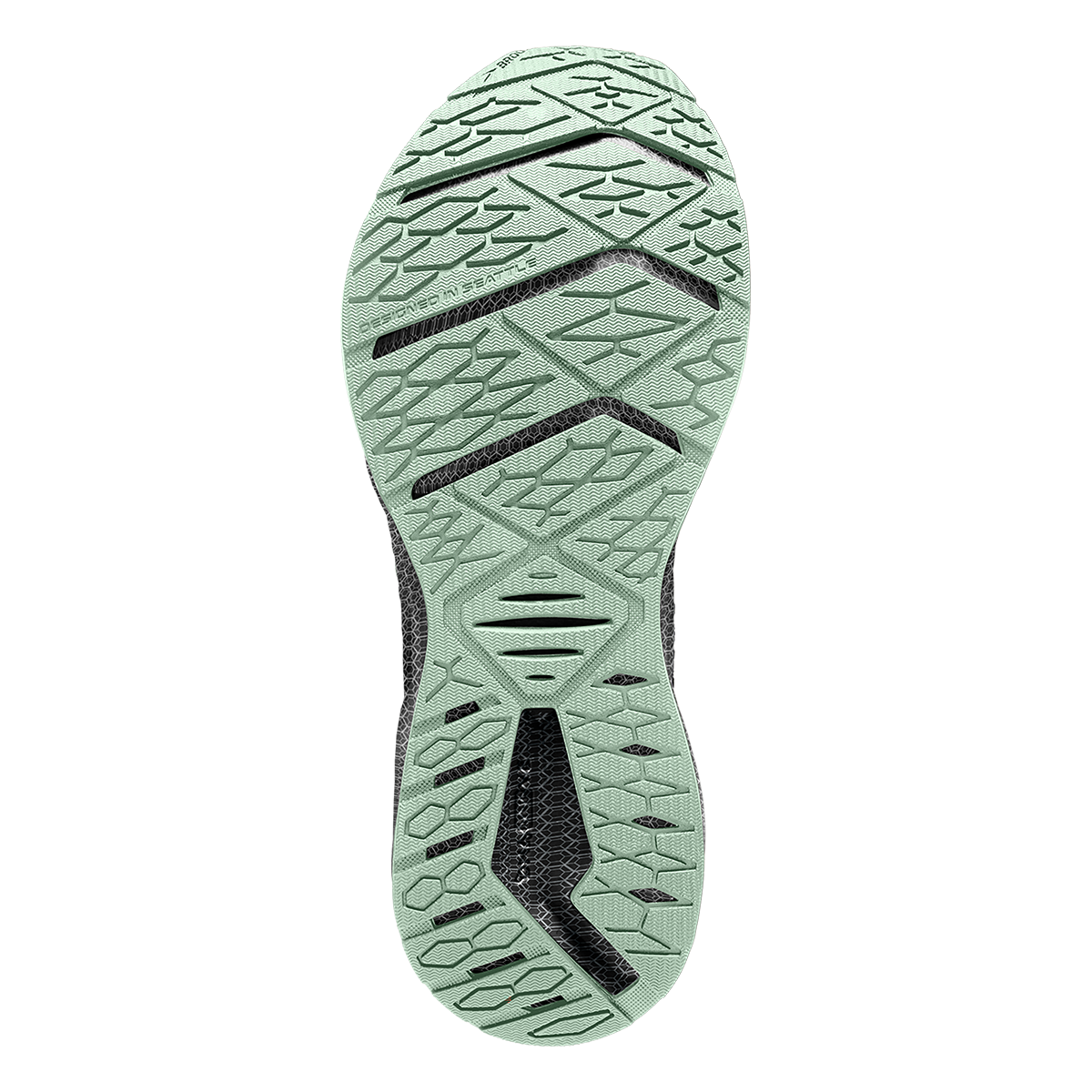 Brooks Levitate StealthFit 6 — Black - Pink — Size B — Width 7 — Top View