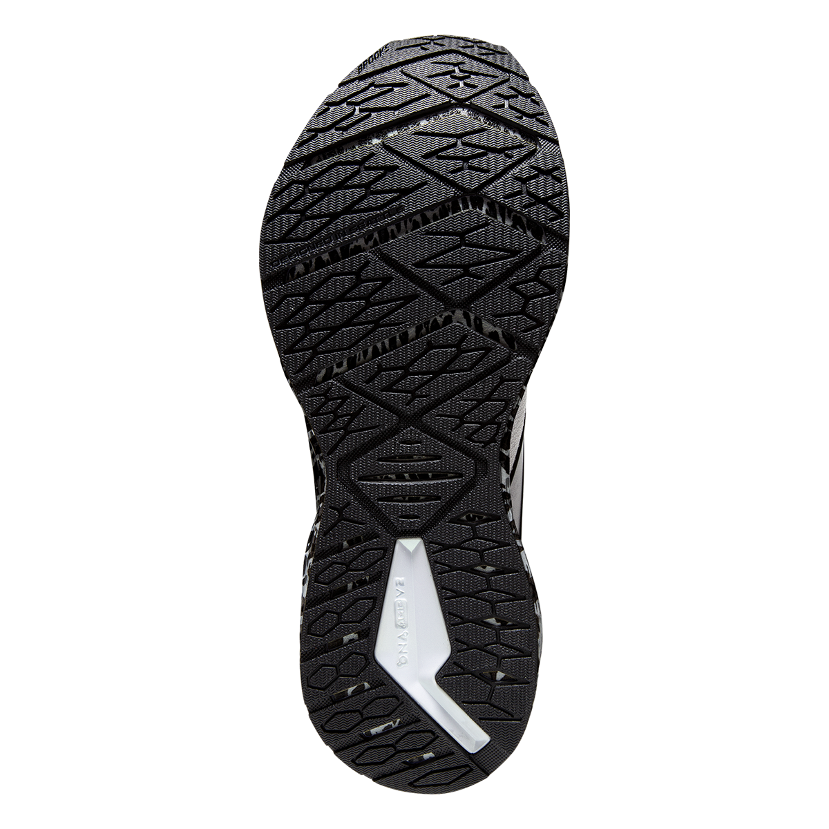 Brooks Levitate StealthFit 6 Run Wild — White - Black - Alloy — Size B — Width 6.5 — Top View