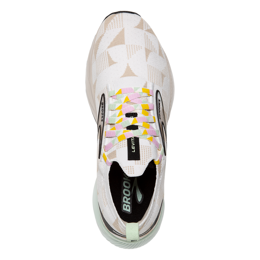 Brooks Levitate StealthFit 6 Mod — Black - White - Subtle Green — Size B — Width 5 — Alternate View 7