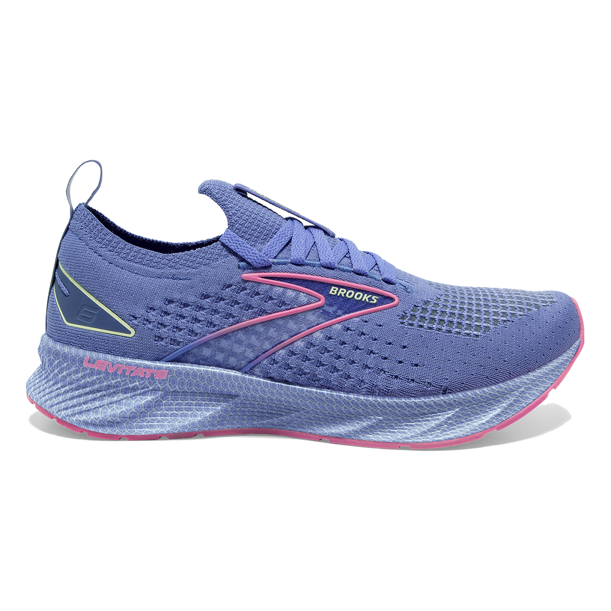 Brooks Levitate StealthFit 6 — Black - Pink — Size B — Width 7 — Alternate View 13