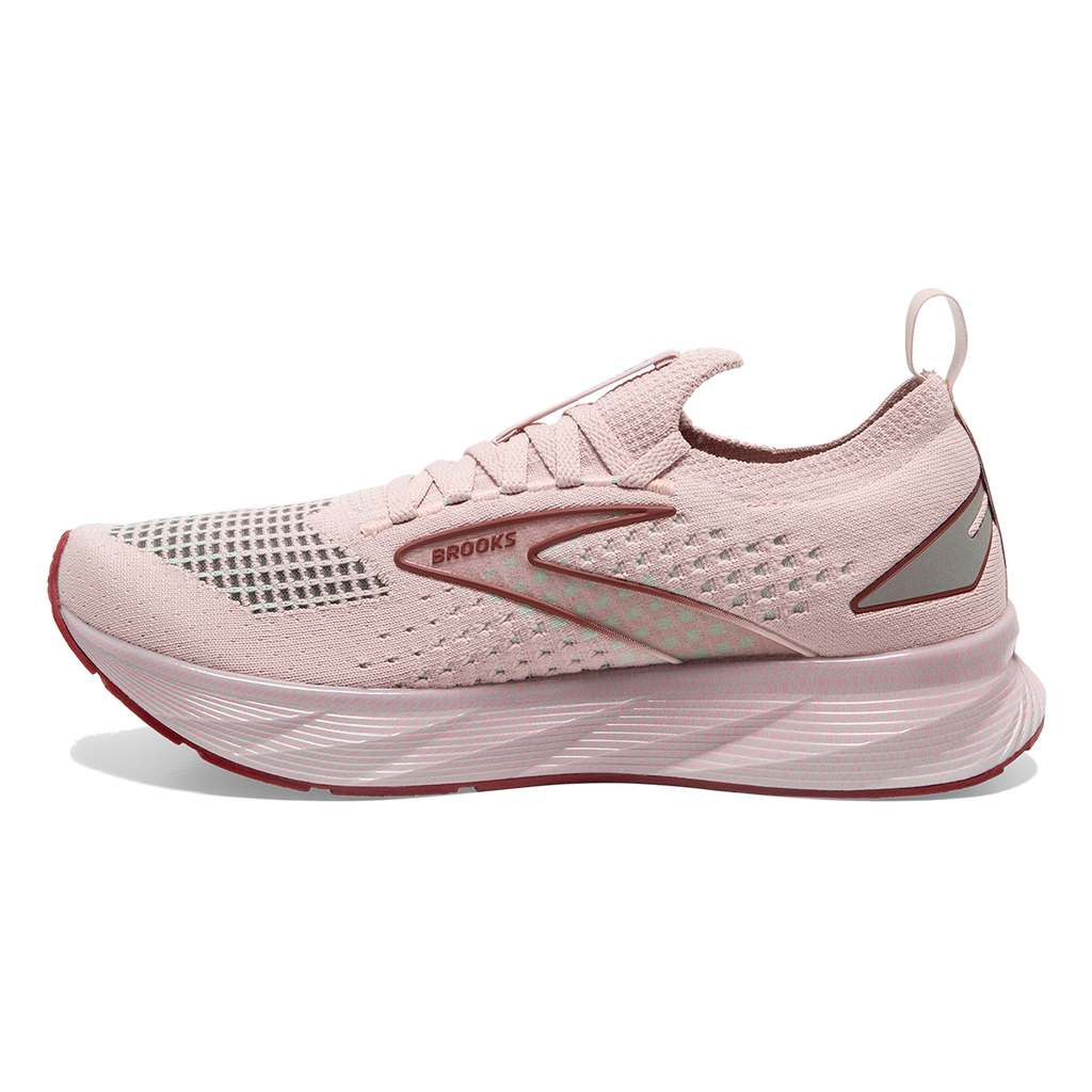 Brooks Levitate StealthFit 6 — Black - Pink — Size B — Width 7 — Lifestyle View