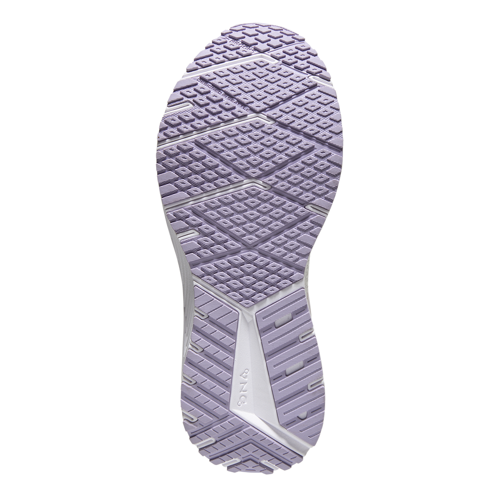 Brooks Revel 6 Pastels — Marshmallow - Pink - Purple — Size B — Width 5 — Top View