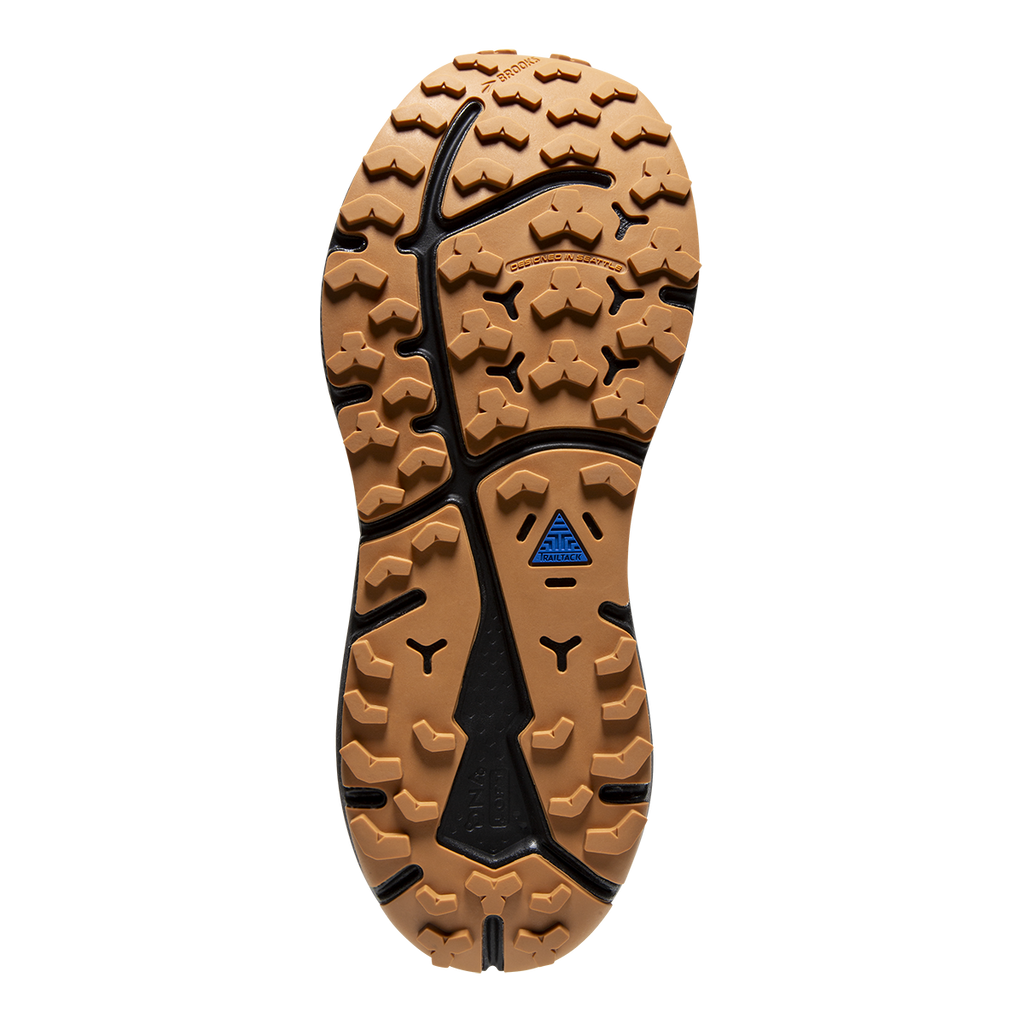 Brooks Divide 4 GTX — Black - Blackened Pearl - Purple — Size B — Width 7.5 — Top View