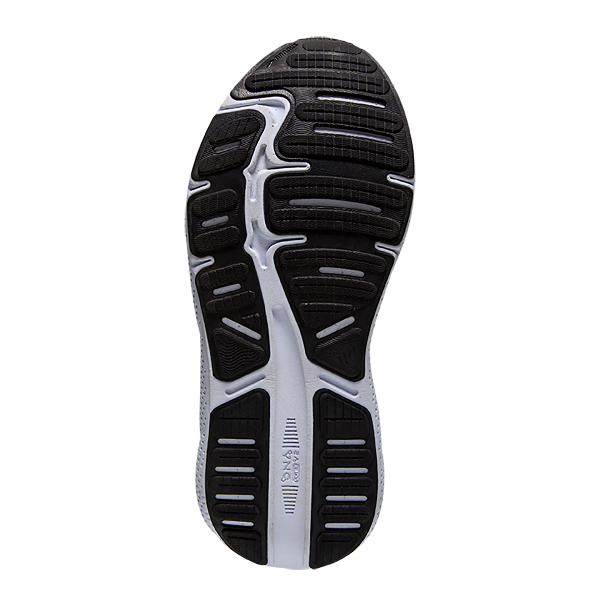 Brooks Ghost Max X Damon Brown — Blue - Yellow - Black — Size B — Width 6 — Top View