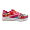 Brooks Trace 3 Run Proud — Pink - Blue - Yellow — Size B — Width 6.5 — Front View
