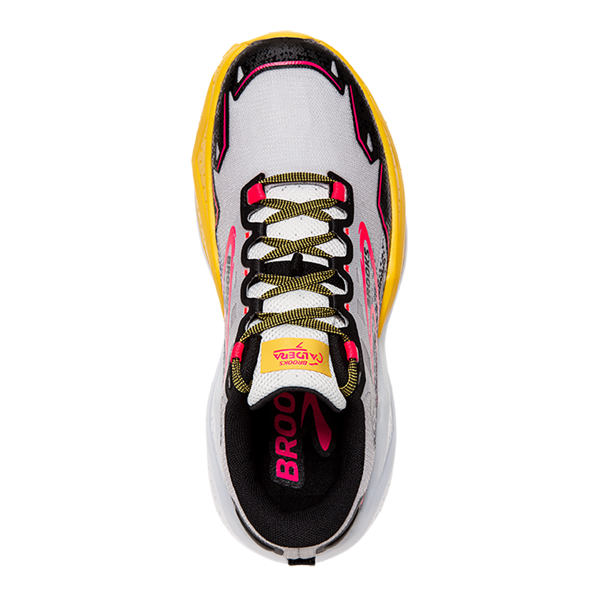 Brooks Caldera 7 — Peacoat - Citadel - Sunny Lime — Size B — Width 7.5 — Alternate View 7