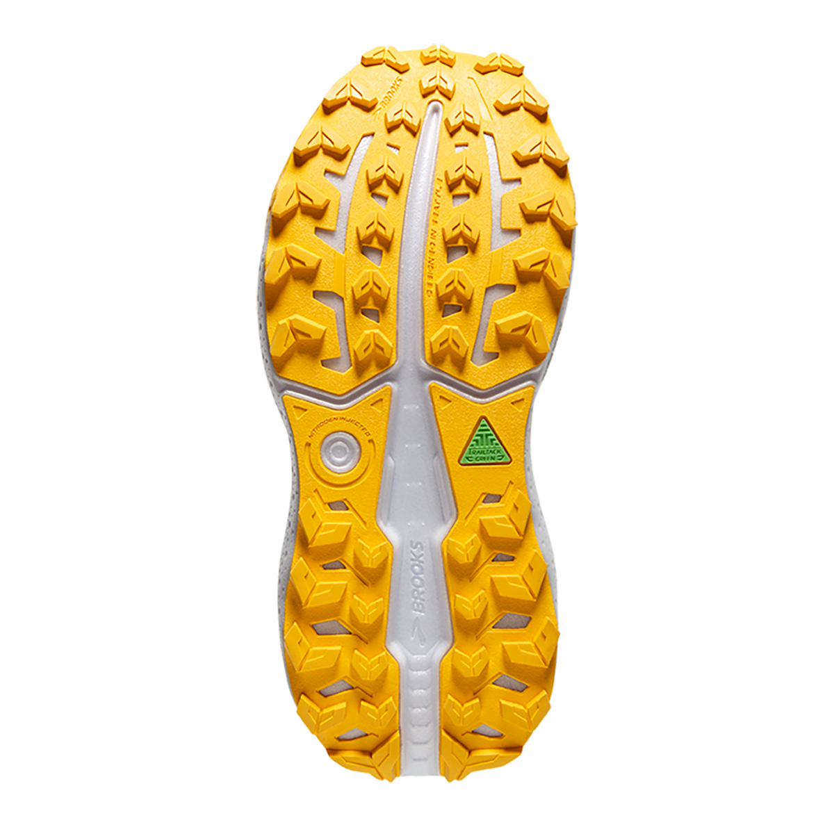 Brooks Caldera 7 — Peacoat - Citadel - Sunny Lime — Size B — Width 7.5 — Alternate View 8