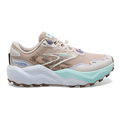 Brooks Caldera 7 — Peacoat - Citadel - Sunny Lime — Size B — Width 7.5 — Front View