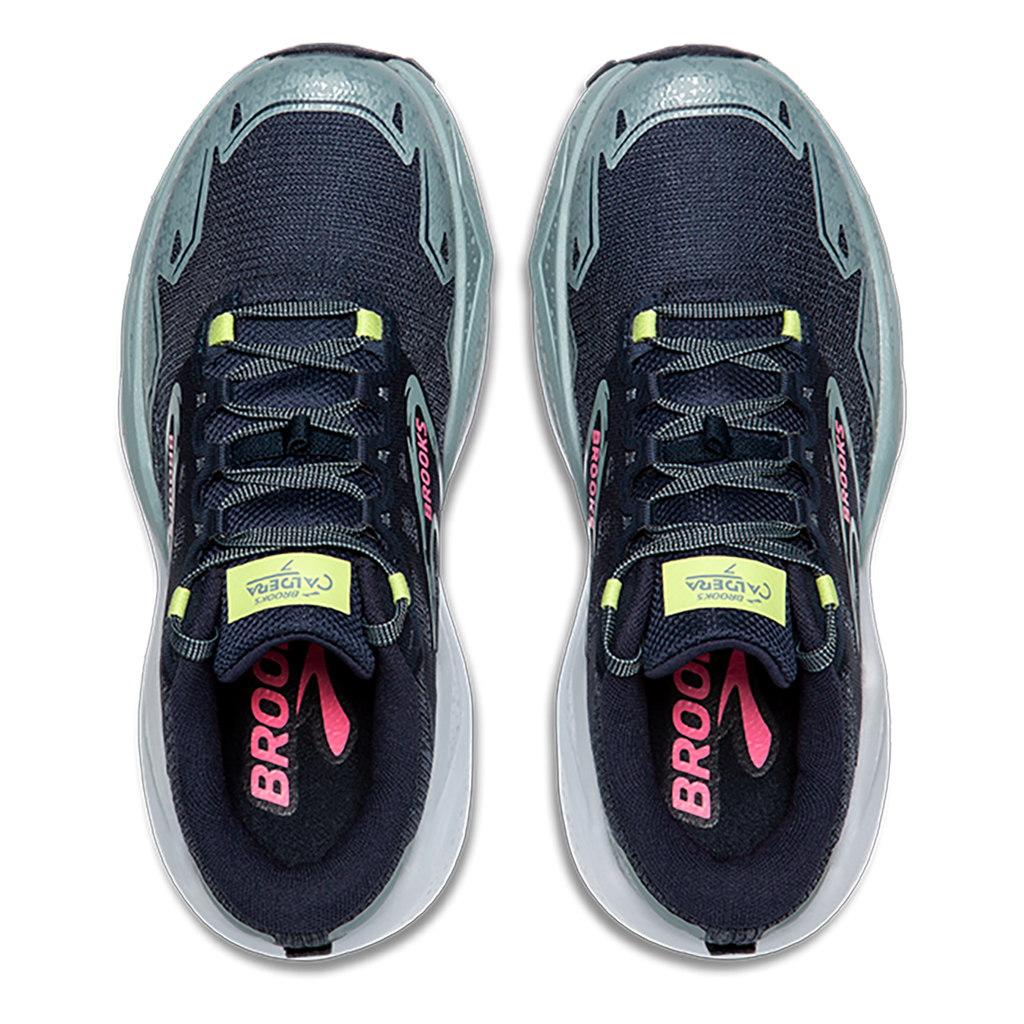 Brooks Caldera 7 — Peacoat - Citadel - Sunny Lime — Size B — Width 7.5 — Alternate View 11