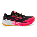 Brooks Catamount 3 — Black - Diva Pink - Lemon Chrome — Size B — Width 7 — Front View