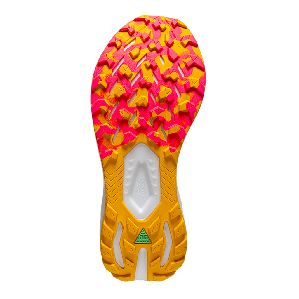 Brooks Catamount 3 — Black - Diva Pink - Lemon Chrome — Size B — Width 7 — Top View
