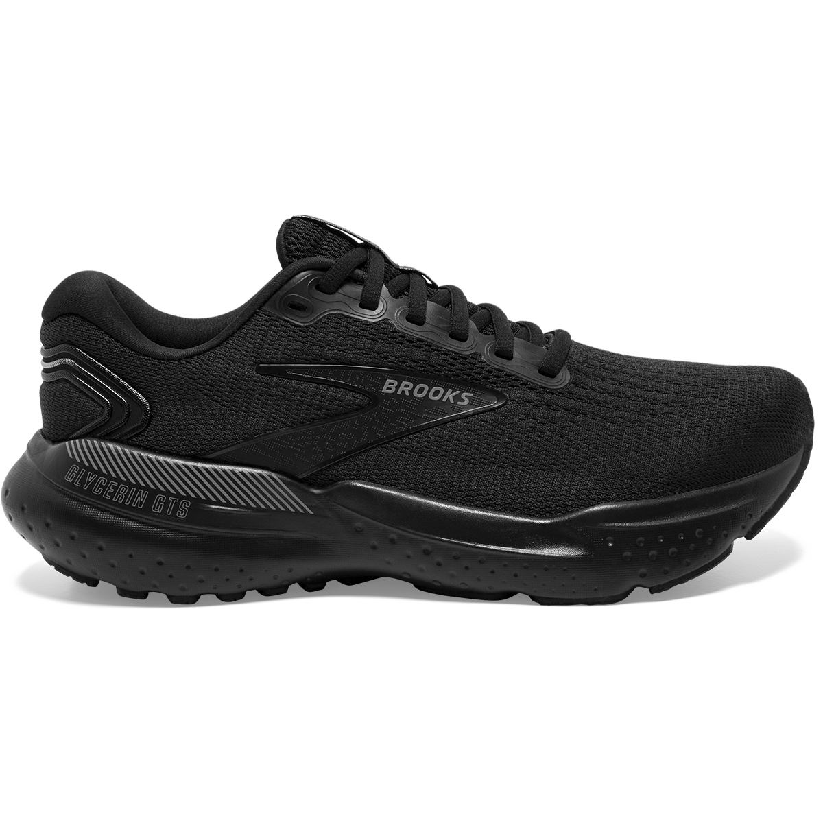 Brooks Glycerin GTS 21 — Black - Black - Ebony — Size B — Width 5 — Alternate View 9