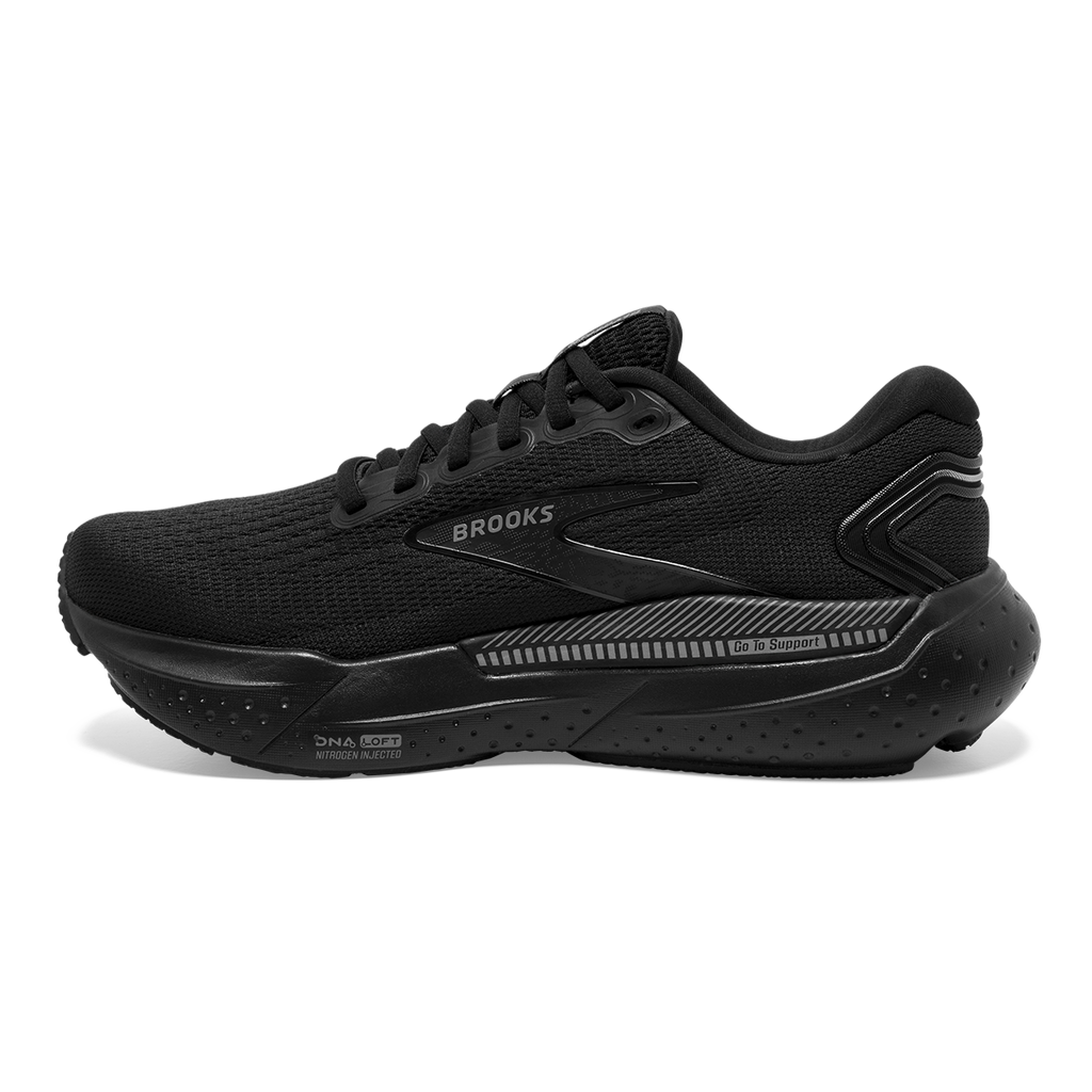 Brooks Glycerin GTS 21 — Black - Black - Ebony — Size B — Width 5 — Alternate View 10