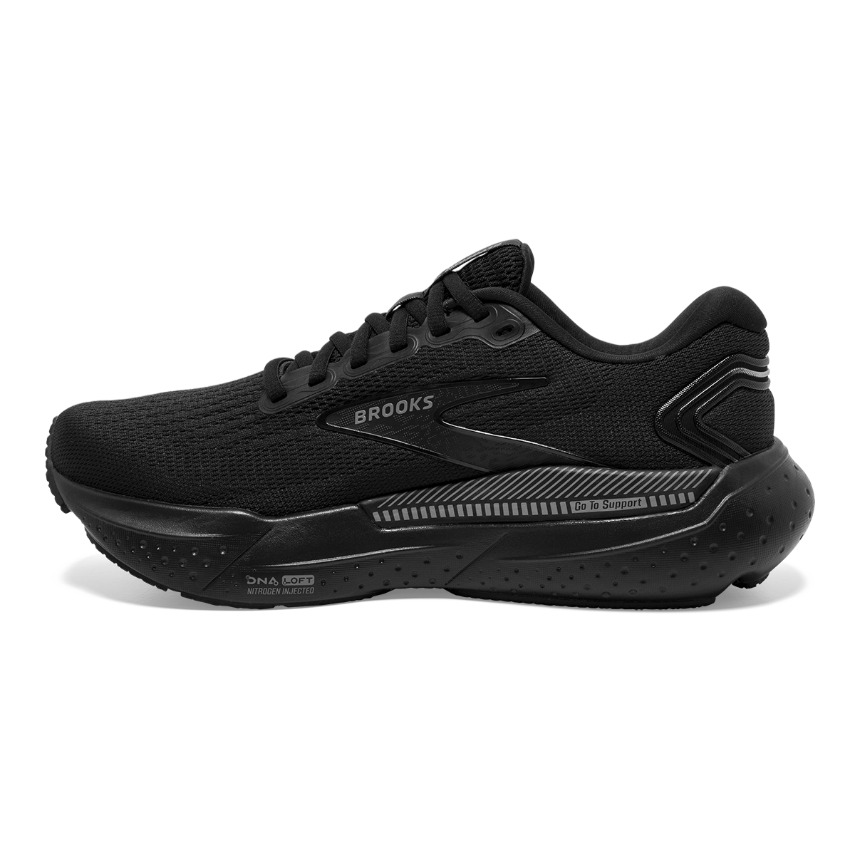 Brooks Glycerin GTS 21 — Black - Black - Ebony — Size B — Width 5 — Alternate View 10