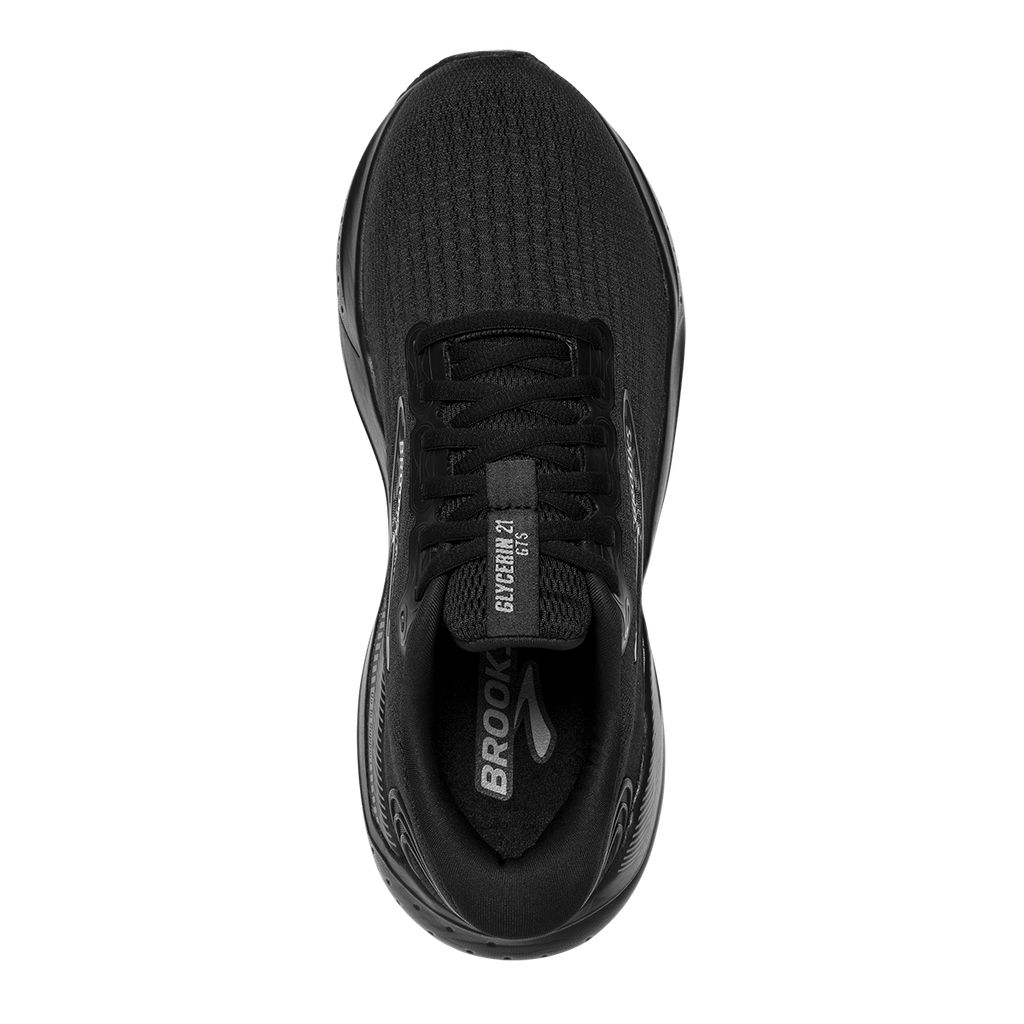 Brooks Glycerin GTS 21 — Black - Black - Ebony — Size B — Width 5 — Alternate View 11