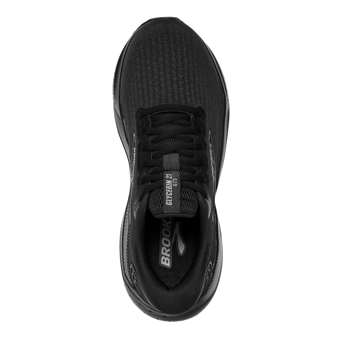 Brooks Glycerin GTS 21 — Black - Black - Ebony — Size B — Width 5 — Alternate View 11