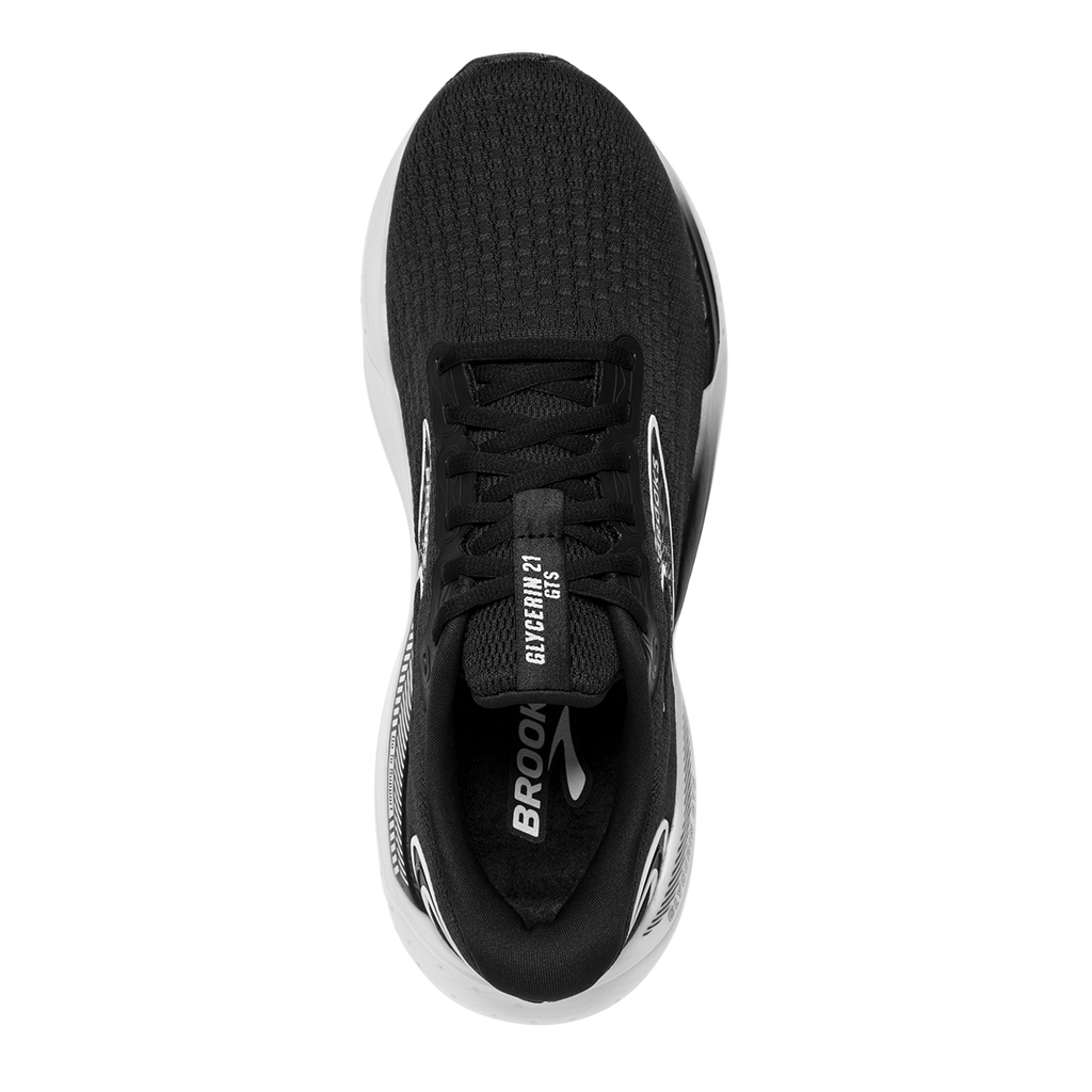 Brooks Glycerin GTS 21 — Black - Black - Ebony — Size B — Width 5 — Alternate View 15