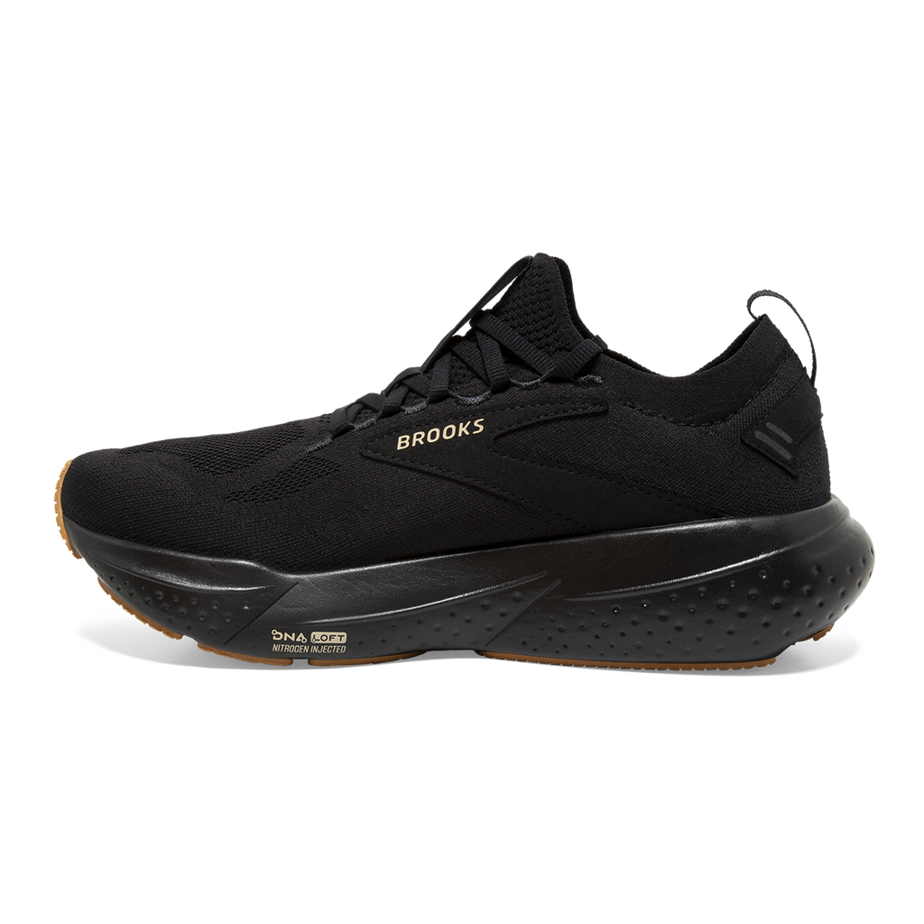 Brooks Glycerin StealthFit 21 — Black - Cream - Biscuit — Size B — Width 6.5 — Lifestyle View