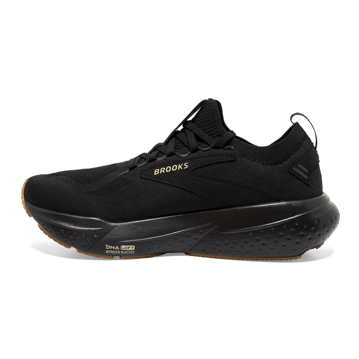 Brooks Glycerin StealthFit 21 — Black - Cream - Biscuit — Size B — Width 6.5 — Lifestyle View