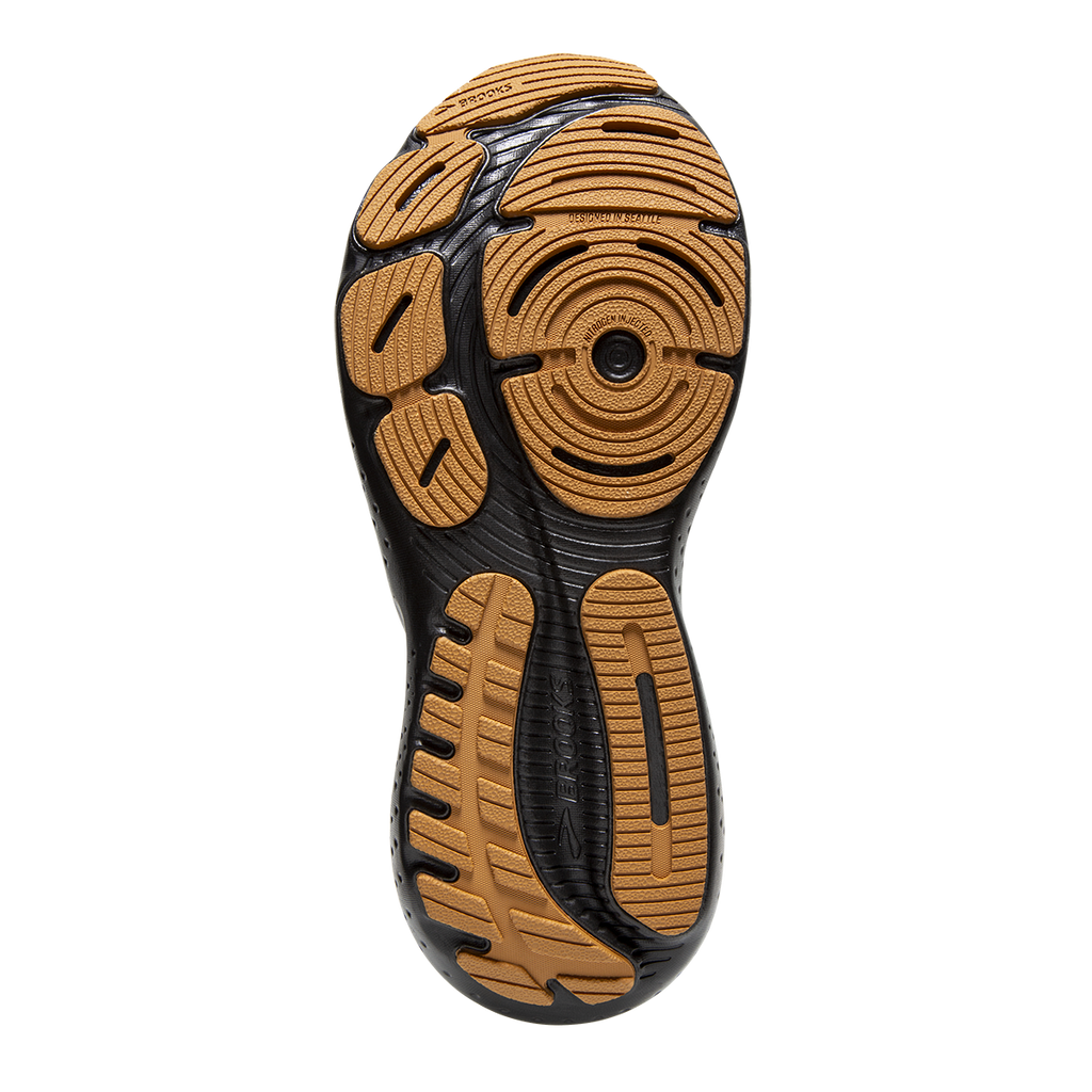 Brooks Glycerin StealthFit 21 — Black - Cream - Biscuit — Size B — Width 6.5 — Alternate View 8