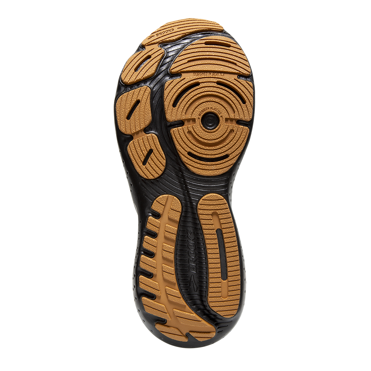 Brooks Glycerin StealthFit 21 — Black - Cream - Biscuit — Size B — Width 6.5 — Alternate View 8