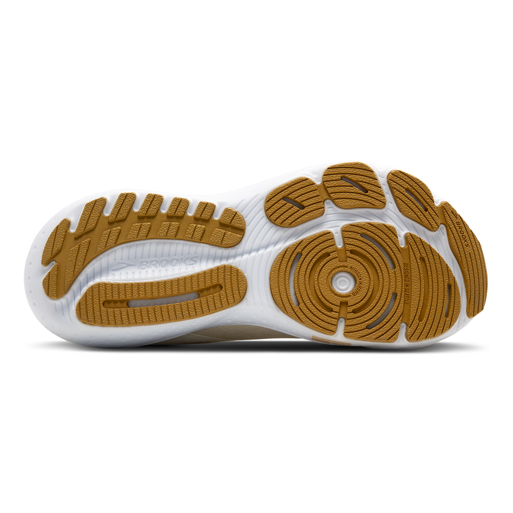 Brooks Glycerin StealthFit 21 — Black - Cream - Biscuit — Size B — Width 6.5 — Top View