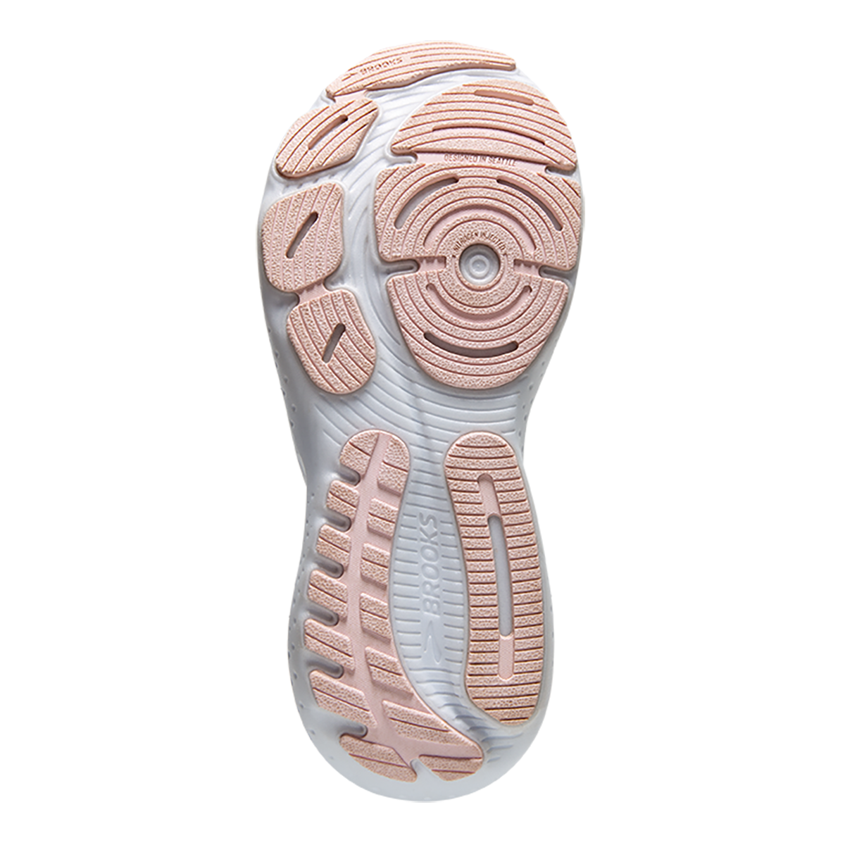 Brooks Glycerin StealthFit 21 Pastels — Pink - Marshmallow - Orchid — Size B — Width 5 — Top View