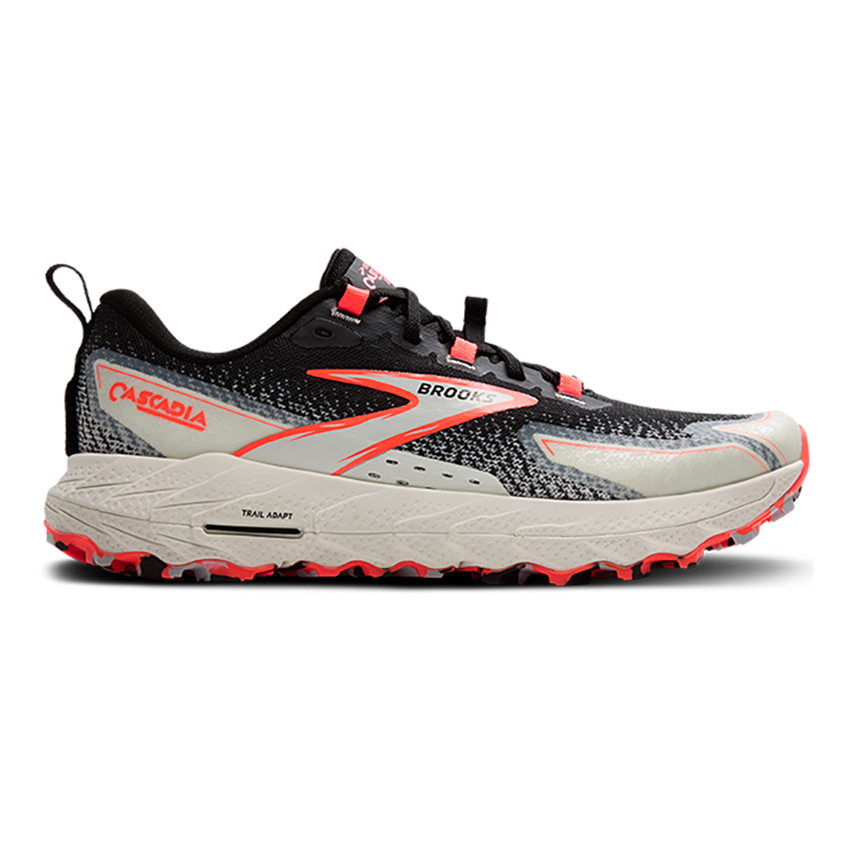 Brooks Cascadia 18 — Black - Blue Wash -  Flame — Size B — Width 7 — Alternate View 17