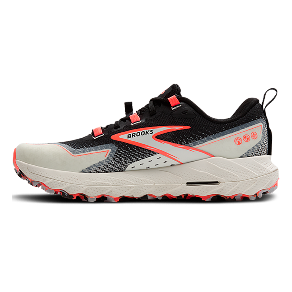 Brooks Cascadia 18 — Black - Blue Wash -  Flame — Size B — Width 7 — Alternate View 18