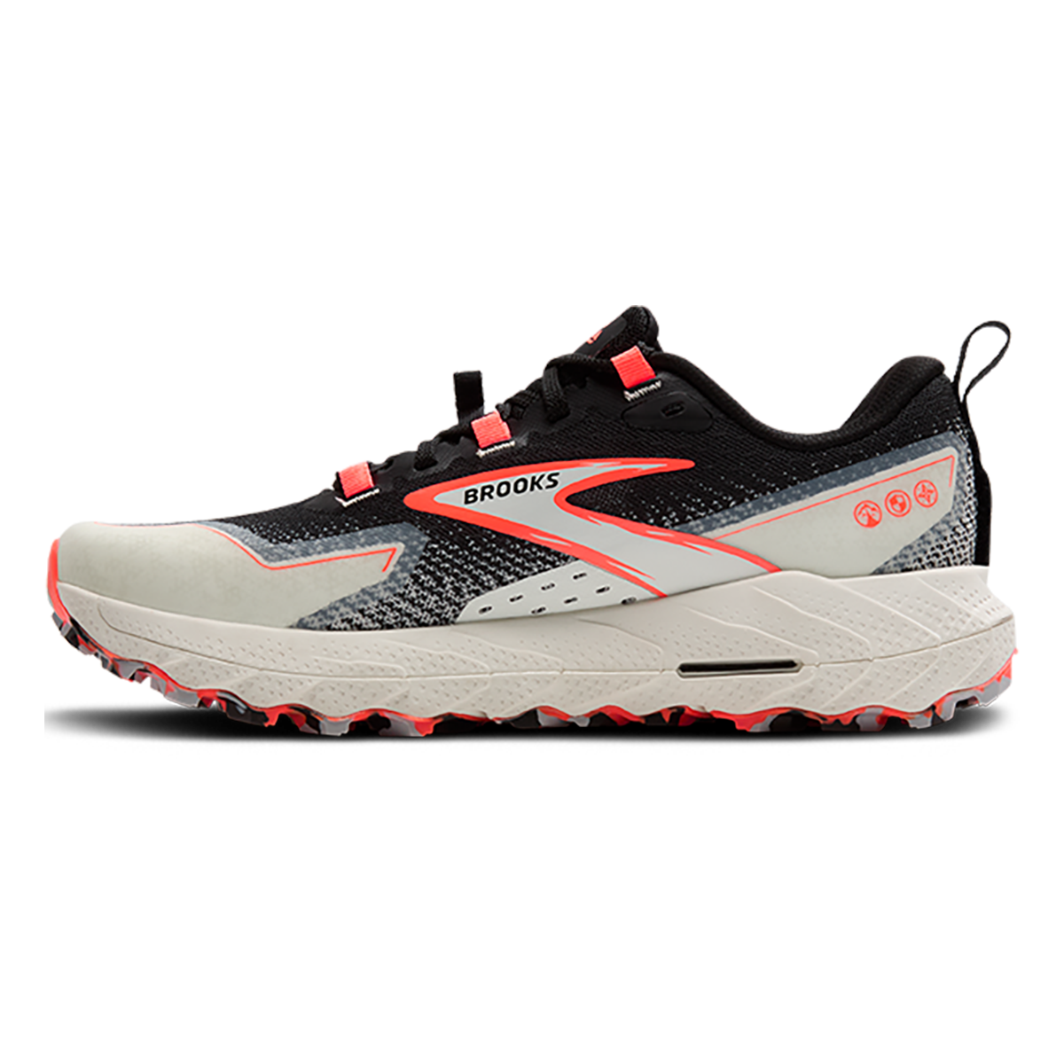 Brooks Cascadia 18 — Black - Blue Wash -  Flame — Size B — Width 7 — Alternate View 18