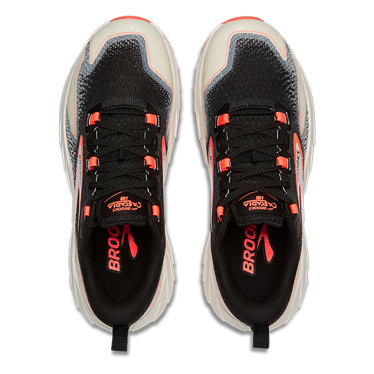 Brooks Cascadia 18 — Black - Blue Wash -  Flame — Size B — Width 7 — Alternate View 19