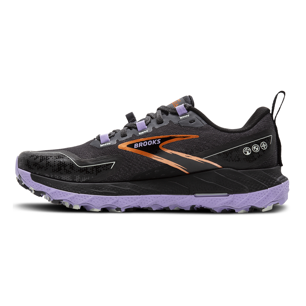 Brooks Cascadia 18 — Black - Blue Wash -  Flame — Size B — Width 7 — Alternate View 10