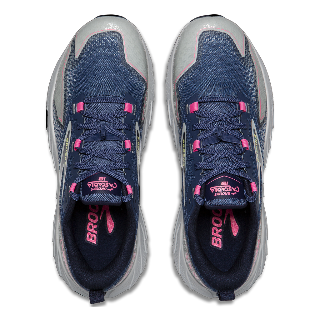 Brooks Cascadia 18 — Black - Blue Wash -  Flame — Size B — Width 7 — Alternate View 15