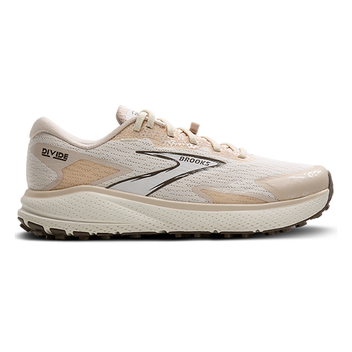 Brooks Divide 5 — Coconut - Almond Peach -  Falcon — Size B — Width 7 — Front View