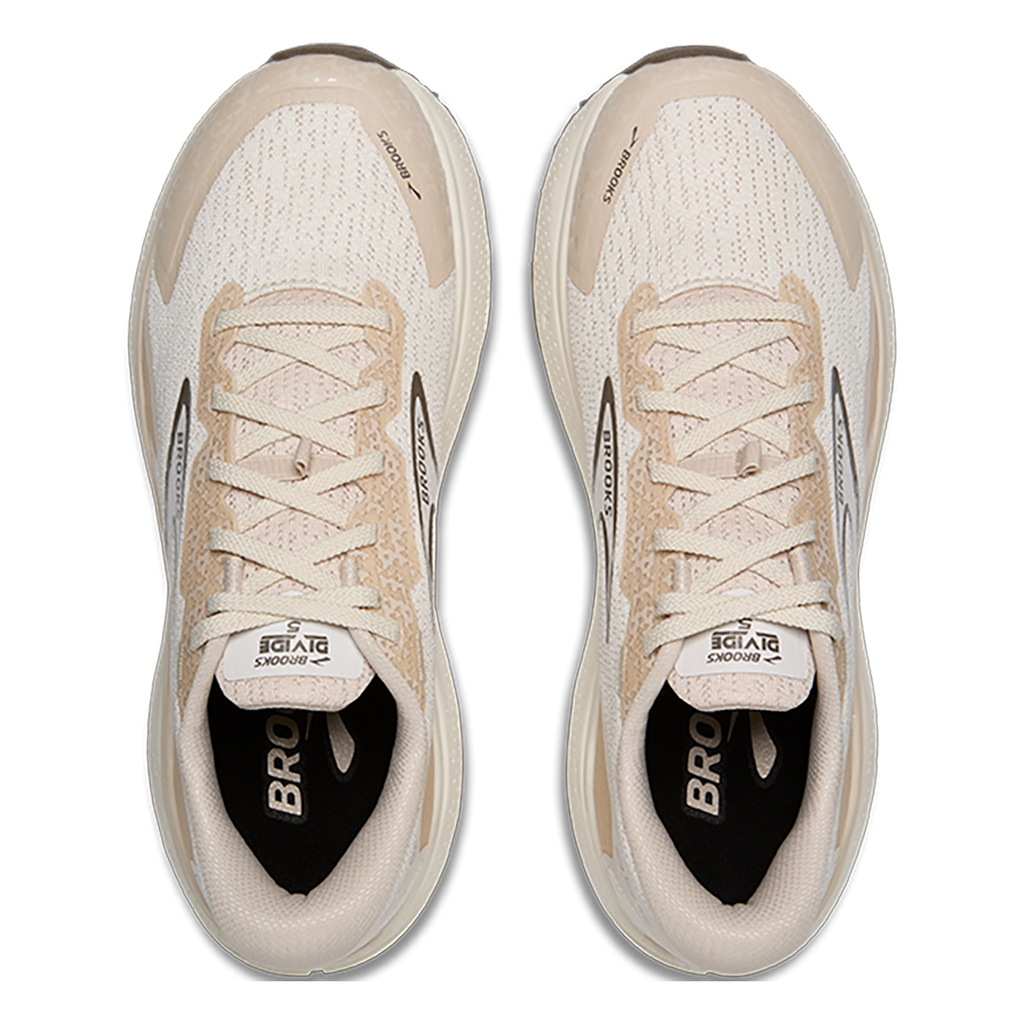 Brooks Divide 5 — Coconut - Almond Peach -  Falcon — Size B — Width 7 — Back View