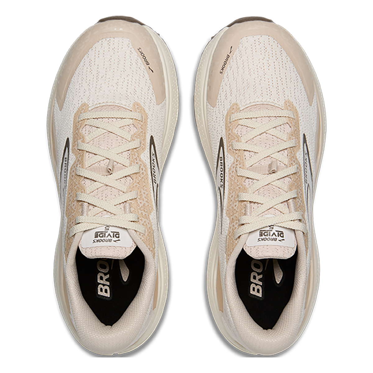 Brooks Divide 5 — Coconut - Almond Peach -  Falcon — Size B — Width 7 — Back View