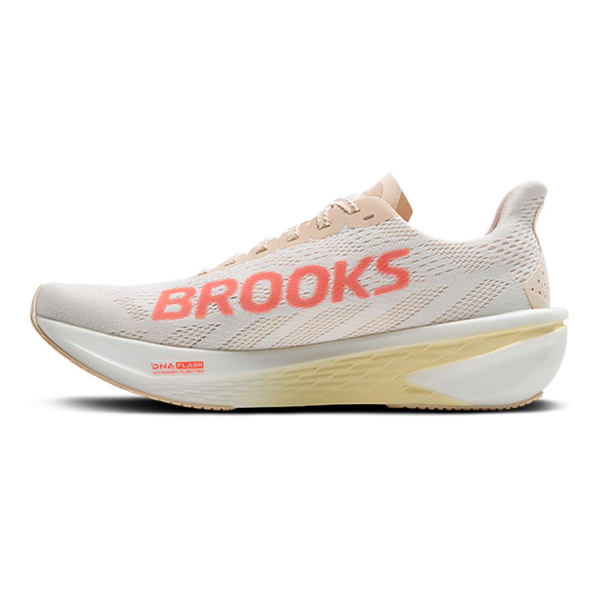 Brooks Hyperion 2 — White - Murmur - Sugar Plum — Size B — Width 7 — Side View