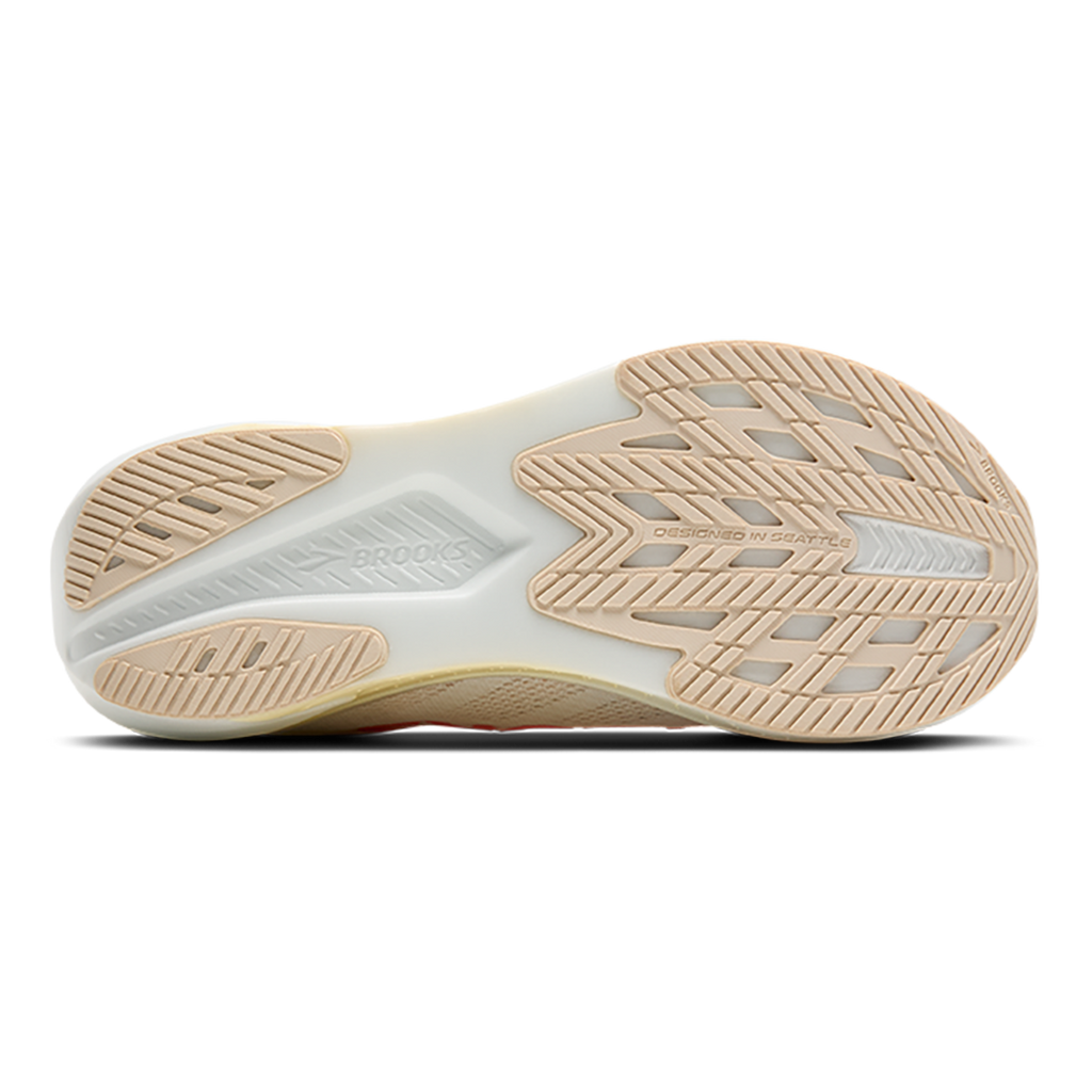Brooks Hyperion 2 — White - Murmur - Sugar Plum — Size B — Width 7 — Top View