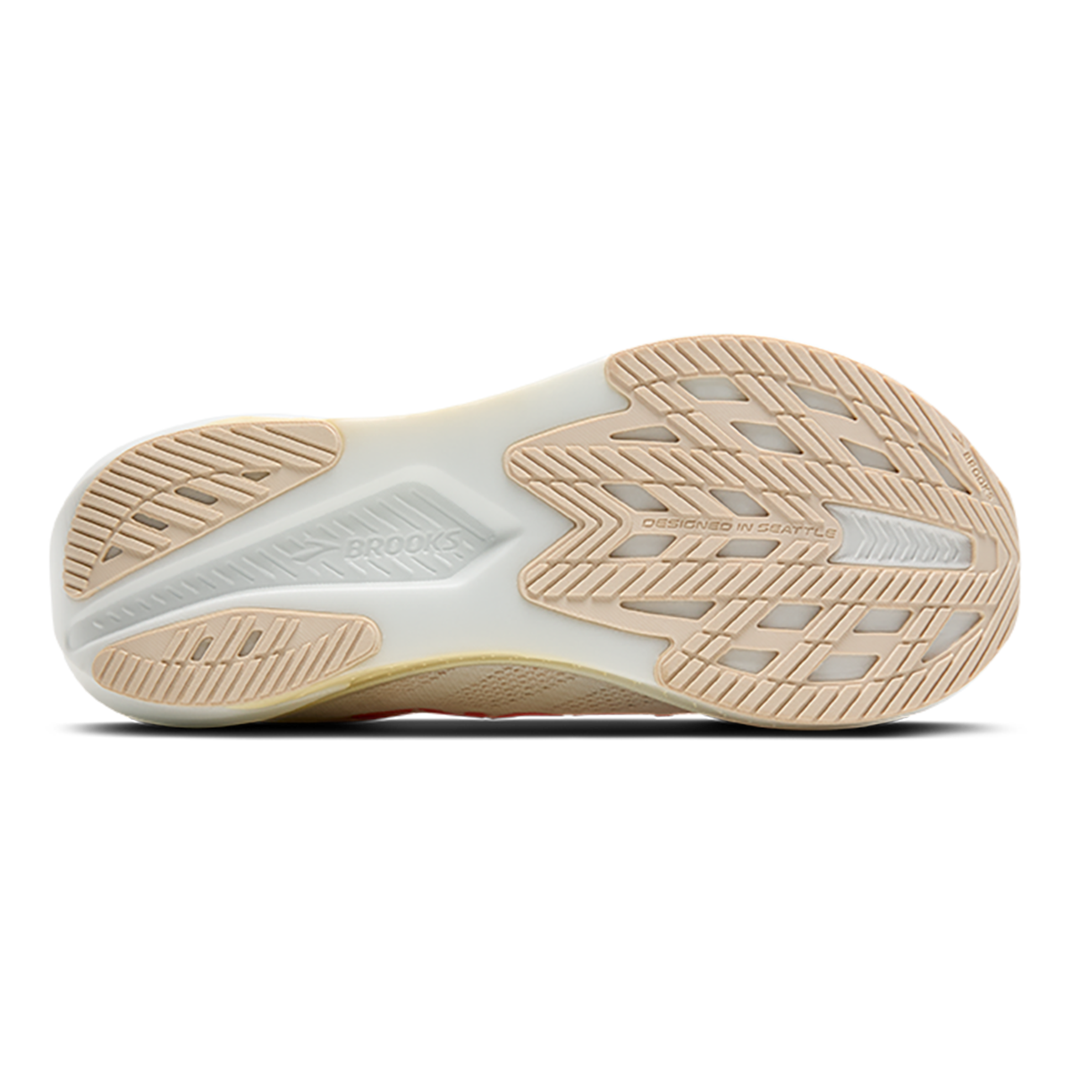 Brooks Hyperion 2 — White - Murmur - Sugar Plum — Size B — Width 7 — Top View