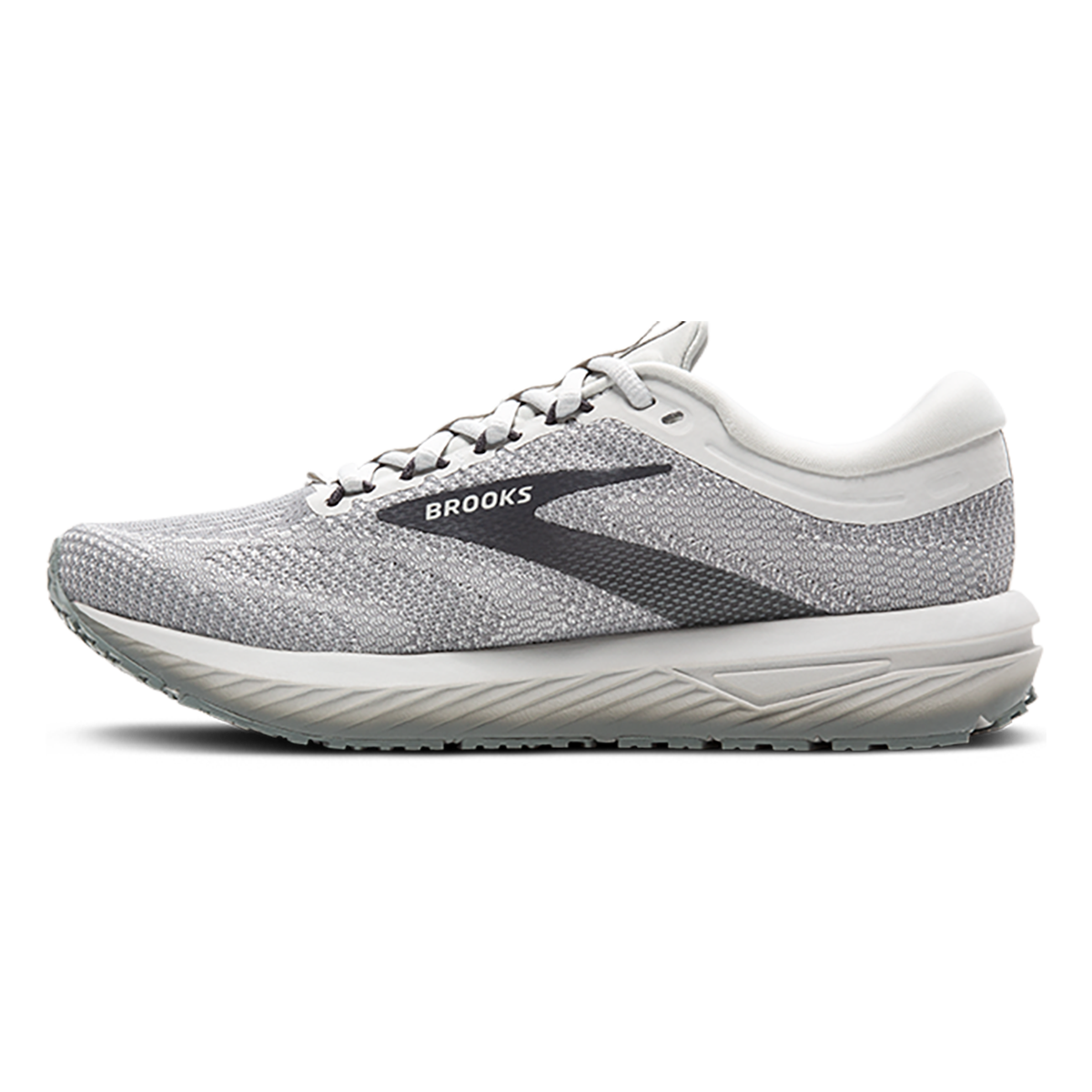 Brooks Revel 7 — Black - Black — Size B — Width 7 — Side View