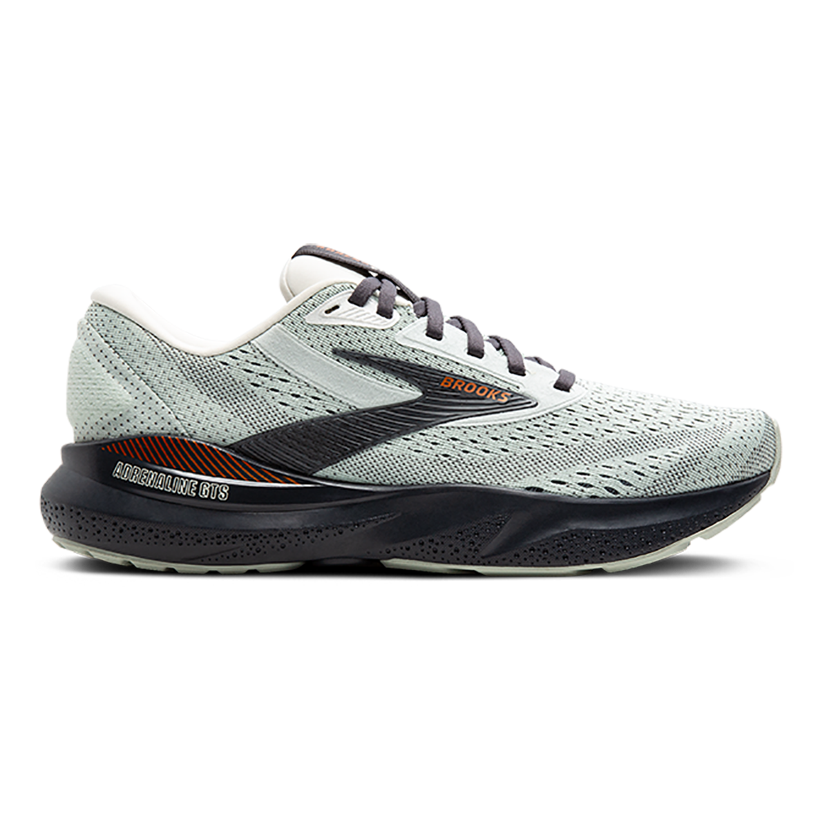 Brooks Adrenaline GTS 24 Mercury - Ebony - Copper — Mercury - Ebony - Copper — Size B — Width 5 — Front View